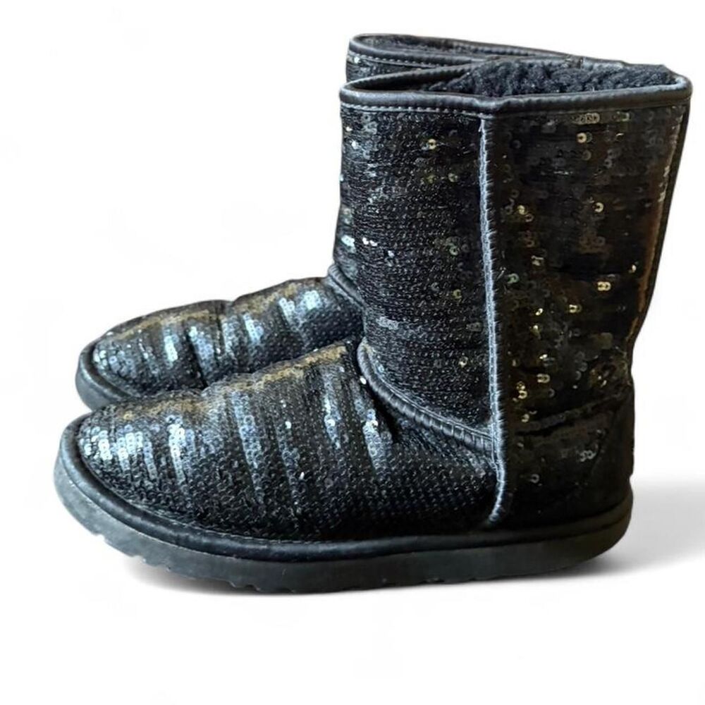 Sparkly Black Ugg Boots